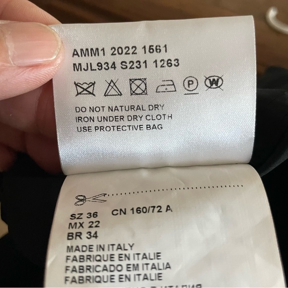 Miu miu Technical cropped Black Women's Jacket size 36 - Picture 7 of 14